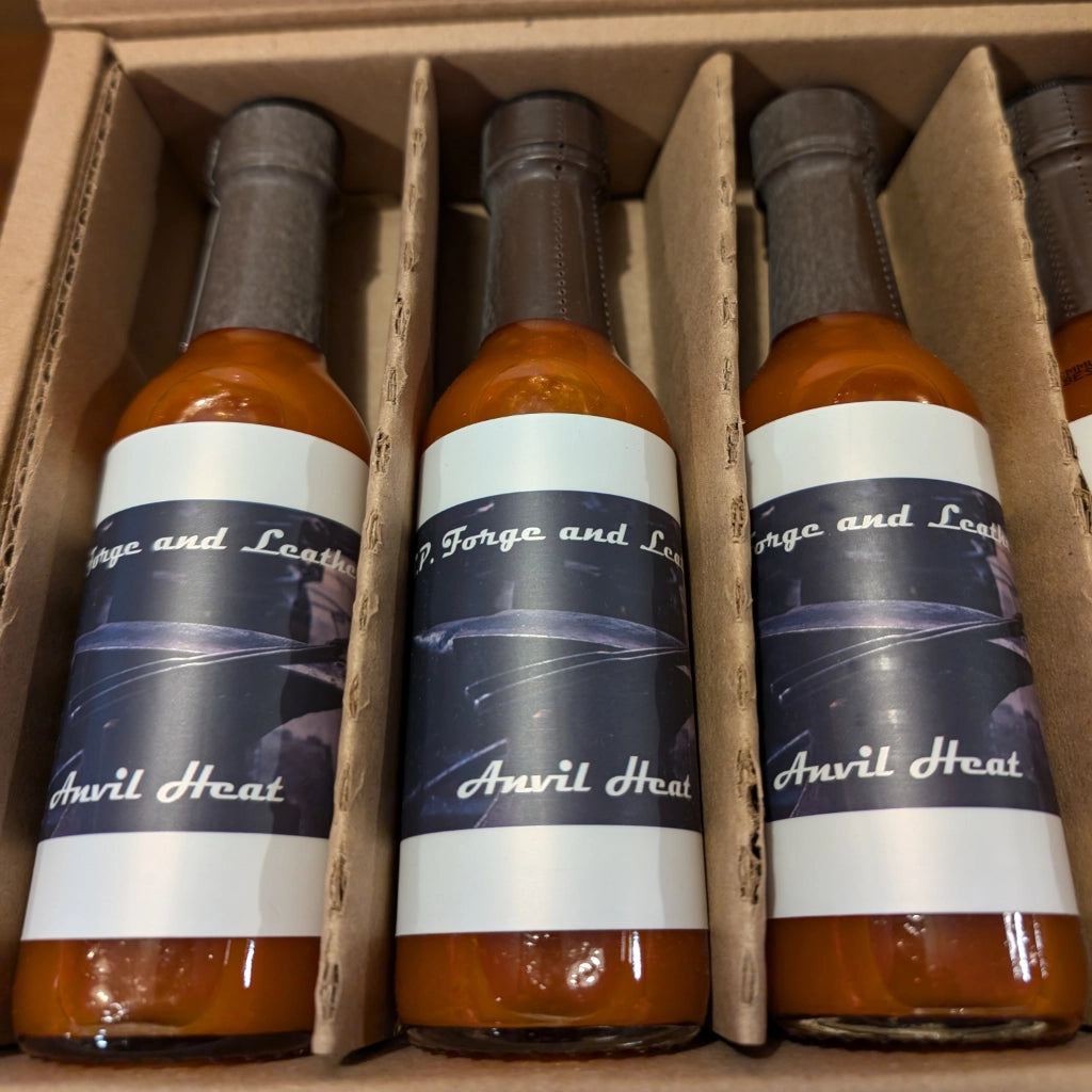 S.P. Forge and Leather Anvil Heat Hot Sauce