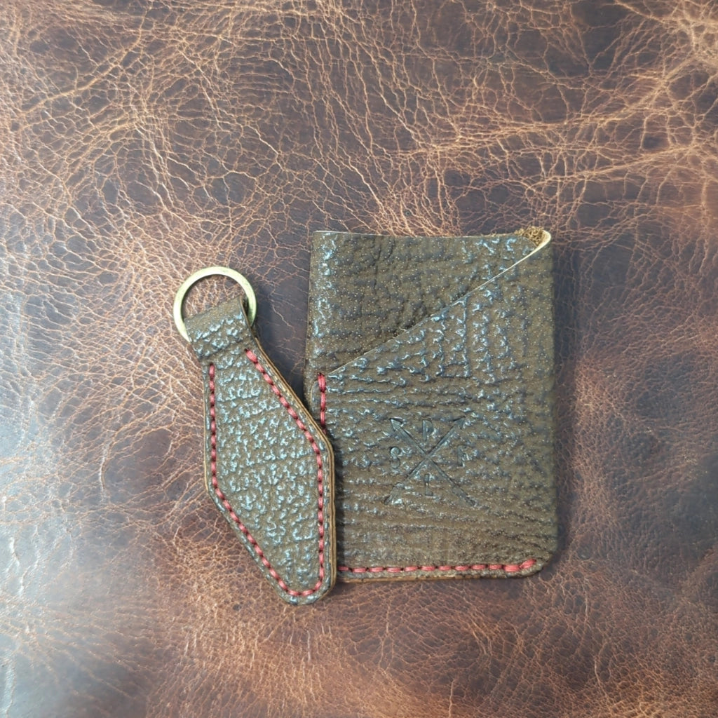 The Warrant | Minimalist Wallet | Exclusive Sharkskin Combo