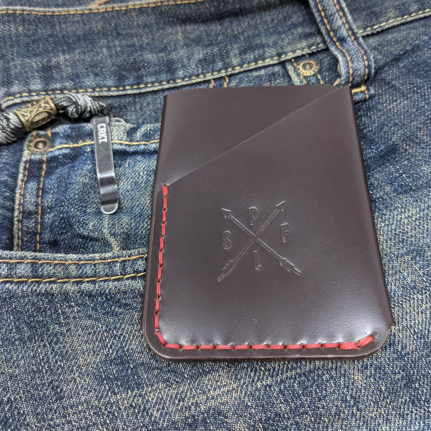 The Warrant | Minimalist Wallet | Chocolate Calf Cordovan